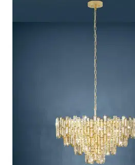Svietidlá Eglo 39614 - Luster na reťazi CALMEILLES 10xE14/25W/230V priemer 78 cm 39614