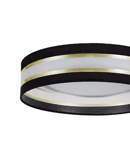 Svietidlá  LED stropné svietidlo CORAL GOLD LED/24W/230V čierna/zlatá 0178