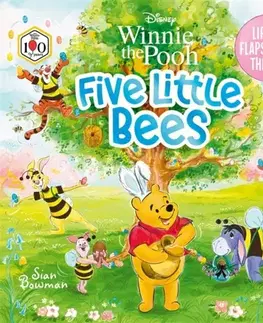 Pre deti a mládež - ostatné Disney Winnie the Pooh: Five Little Bees: A lift-the-flap picture book - Georgina Kyriacou,Walt Disney