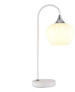 Lampy Globo 15548TW - Stolná lampa MAXY 1xE27/40W/230V biela 15548TW