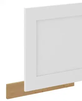 Dvierka a čelá zásuviek pre kuchynske skrinky Dvierka na umývačku LUNA biely mat/artisan  Dvierka zm 570x596