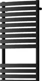 Radiátory do kúpeľne MEXEN - Bachus vykurovací rebrík/radiátor 1600 x 500 mm, 668 W, čierna W109-1600-500-00-70