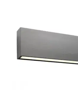 Svietidlá Redo 90388 - LED Vonkajšie nástenné svietidlo KAMAL LED/15W/230V 3000K IP54 šedá 90388