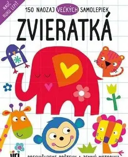 Nalepovačky, vystrihovačky, skladačky Zvieratká - Nauč ruku lepiť