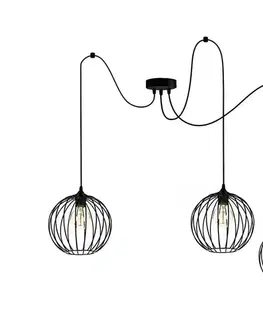 Svietidlá  Luster na lanku MATT 3xE27/60W/230V pavúk 0407