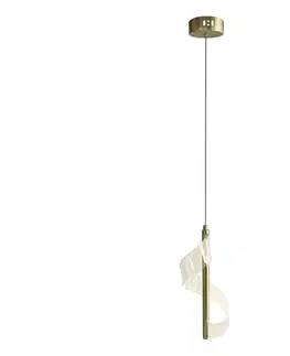 Svietidlá  LED Luster na lanku LARGO LED/10W/230V zlatá ML1041