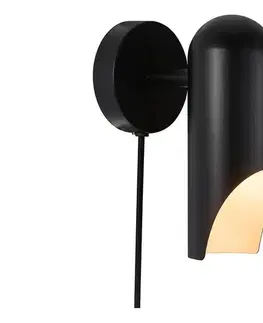 Svietidlá Nordlux - Nástenné svietidlo ROCHELLE 1xGU10/8W/230V čierne 2320301003