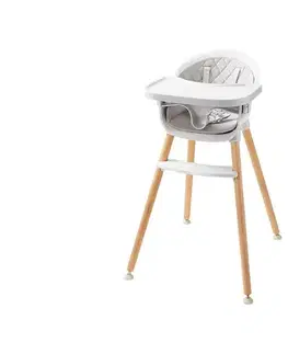 Jedálenská stolička 2Kids Toys - Detská jedálenská stolička sivá 2D98255