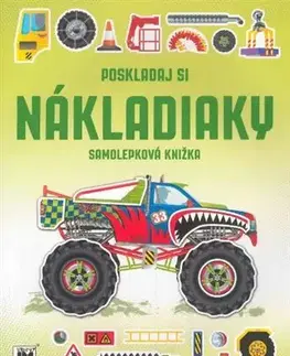 Nalepovačky, vystrihovačky, skladačky Poskladaj si: Nákladiaky