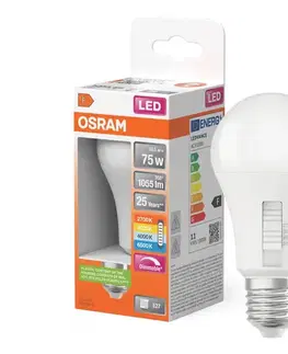 Žiarovky LED Stmievateľná žiarovka CLASSIC A60 E27/10,5W/230V 2700/3000/4000/6500K - Osram 4099854771033