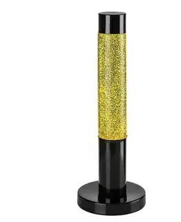 Lampičky Rabalux 76029 dekoratívna lávová stolná LED lampa Lavastic, žltá