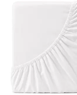 Plachty 4Home jersey prestieradlo Lycra biela, 90 x 200 cm
