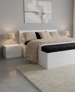 Postele Elvisia Posteľ DESA s roštom | 120 x 200 cm Farba: Biela
