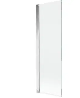 Sprchové dvere MEXEN - MIST vaňová zástena 60x150 cm 6mm 1-s, chróm, číra 8A9-060-001-01-00