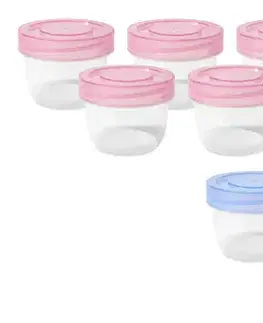 Dózy na potraviny MAKRO - Dóza 6ks, umelá hmota 40ml, rôzne farby