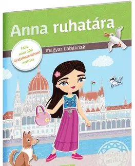 Nalepovačky, vystrihovačky, skladačky ANNA RUHATÁRA – Matricás könyv - Ema Potužníková,Lucie Jenčíková