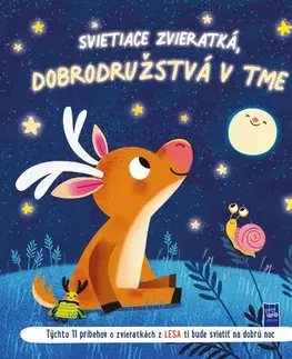 Leporelá, krabičky, puzzle knihy Svietiace zvieratká - dobrodružstvá v tme: Lesné zvieratká