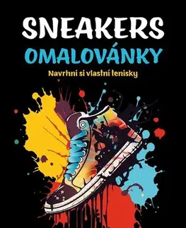 Pre deti a mládež - ostatné Sneakers - omalovánky - Michaela Bystrá