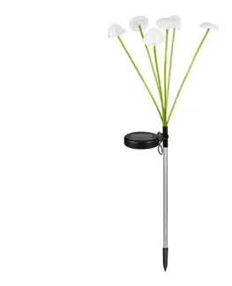 LED osvetlenie  LED solárne dekoračné svietidlo so senzorom 6xLED/1,2V 3000K 72 cm 600 mAh IP44 SOLAR MUSHROOMS