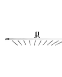 Kúpeľňové batérie OMNIRES - SLIMLINE dažďová sprcha, 25 x 25 cm chróm / biela /CRB/ WG225/OCRB