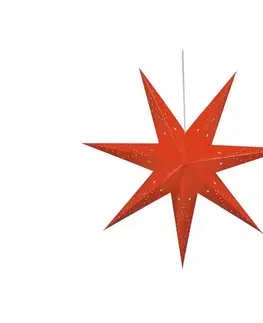 Vianočné dekorácie Markslöjd 8101,130 - Vianočná dekorácia SATURNUS 1xE14/25W/230V pr. 75 cm červená 8101.13