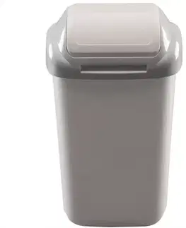 Vybavenie a dekorácie bytu Kôš standard 15 l šedý 606-05