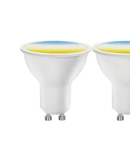 Žiarovky  B.V. SADA 2x LED stmievateľné žiarovky MESH Smart GU10/6,5W/230V 2700-6500K + diaľkové ovládanie -  S10301O36