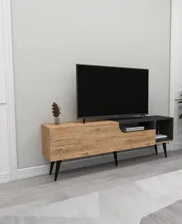 TV stolíky TV stolík Alba - Atlantic Pine, Anthracite