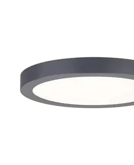 Svietidlá Paulmann 70988 - LED/22W Stropné svietidlo ABIA 230V antracit 70988