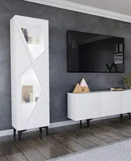 Obývacie steny FANCY obývacia zostava, biela