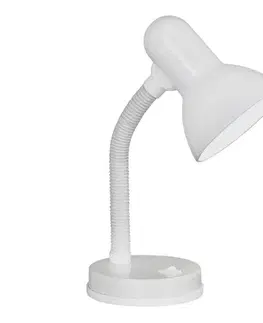 Lampy EGLO 9229 - Stolná lampa BASIC 1xE27/40W biela 9229