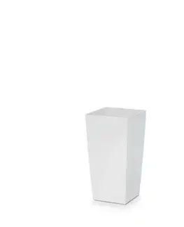 Kvetináče a truhlíky NABBI DURS125 plastový kvetináč 12,5 cm biela