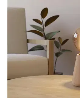 Lampy Eglo 44014 - Stolná lampa ASBY 1xE27/40W/230V béžová 44014