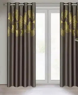 Závesy do spálne Záves HARMONY 140X250 na priechodkách 398908