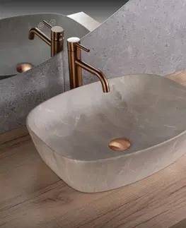 Umývadlá REA - Umývadlo na dosku Freja Beige 51x39,5 REA-U6647