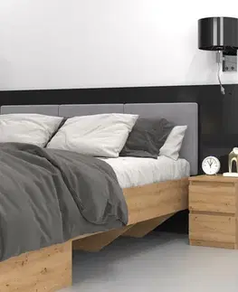 Nočné stolíky MELWIN M2 nočný stolík, dub Artisan
