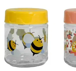 Dózy na potraviny MAKRO - Dóza sklo 200ml detská rôzne farby a motívy