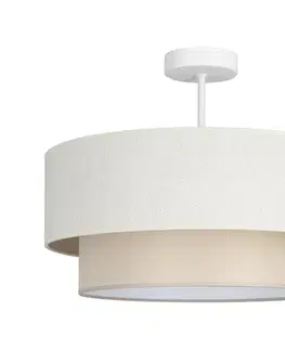 Svietidlá  Prisadené stropné svietidlo NATIA, 1×E27/60W/230V, priemer 45 cm, krémové H0233