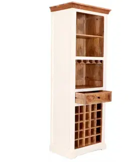 Jedáleň Barová skriňa Agni 70x190x45 indický masív mango
