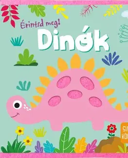 Leporelá, krabičky, puzzle knihy Érintsd meg! Dinók