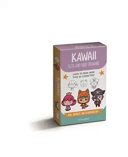 Nalepovačky, vystrihovačky, skladačky Kawaii Cute and Easy Drawing Deck - Mayumi Jezewski