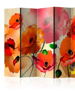Paravány Paraván Velvet Poppies Dekorhome