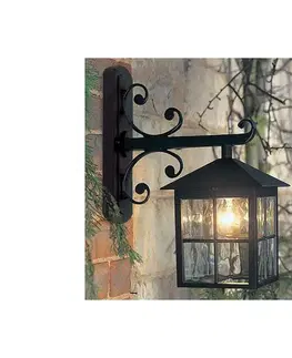 Svietidlá Elstead BL19-BLACK - Vonkajšie nástenné svietidlo WINCHESTER 1xE27/100W/230V IP43 BL19-BLACK