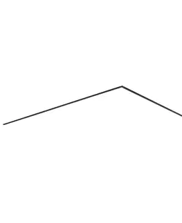 Koľajnicové svetelné systémy Moderný koľajnicový systém čierny 1-fázový 400 cm - Magnetic