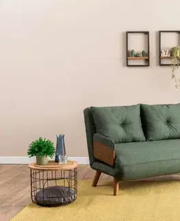 Pohovky a gauče Dvojmiestna rozkladacia pohovka Cosmo 2-Seater - Green