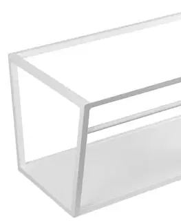Kúpeľňový nábytok SAPHO - SKA konzola pod umývadlo 750x400x460, biela mat, s bielou MDF policou SKA112