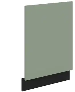 Dvierka a čelá zásuviek pre kuchynske skrinky Dvierka na umývačku Zm Aria-Sa/Bl Anti Fingerprint 570x446