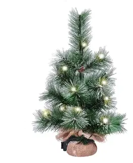 Vianočné dekorácie Solight 1v238 Vianočný LED stromček 15 LED, teplá biela, 45 cm