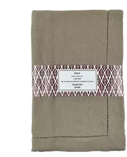 Bytový textil Obrus SAGA béžová 140x180 easy care