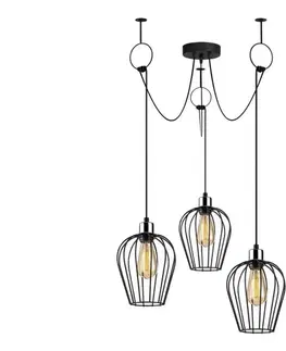 Svietidlá  Luster na lanku TEL 3xE27/40W/230V pavúk 892OPV1714